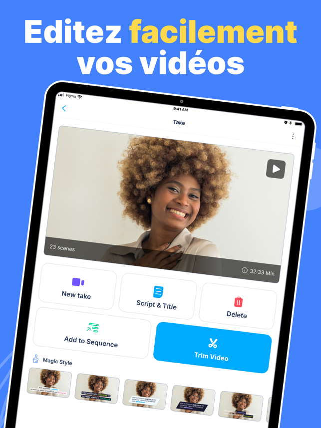 ‎Prompteur Video Captions BIGVU Capture d'écran