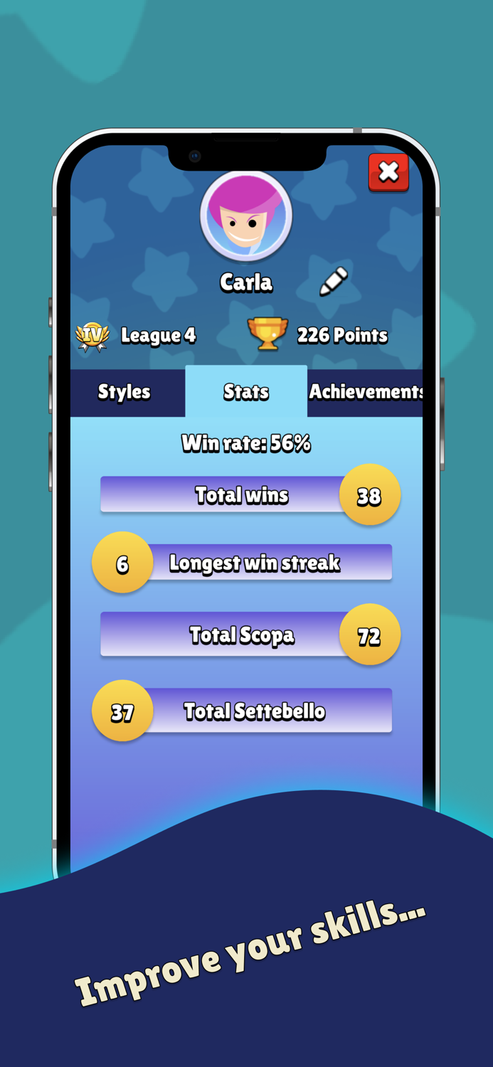 Scopa Play cards online