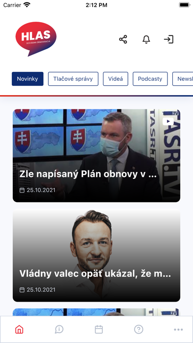 HLAS – sociálna demokracia Screenshot
