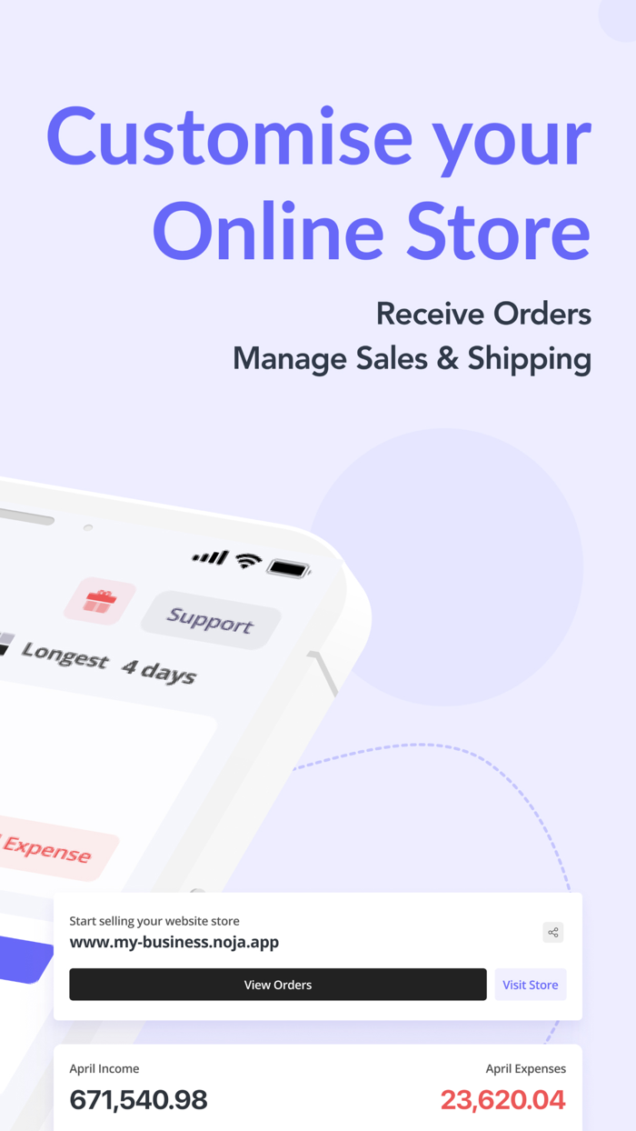 Noja - Sales and Customers