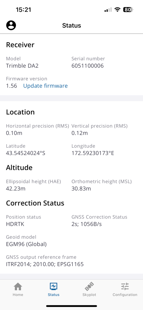 Trimble Mobile Manager screenshot 2