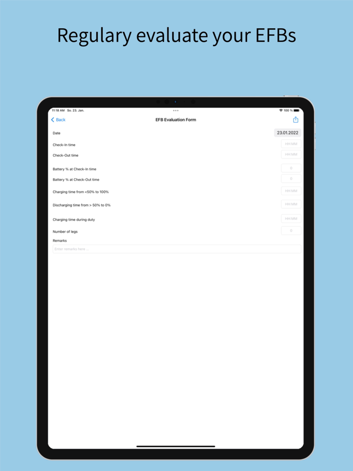 OpsControl Sheet for Aviation