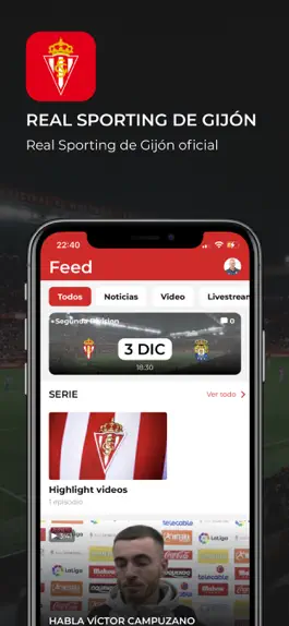 Game screenshot Real Sporting de Gijón Oficial mod apk