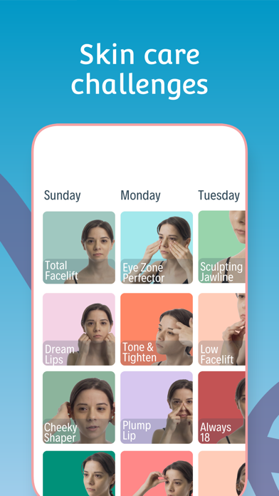 Peach Face Workout: Face Yoga Screenshot