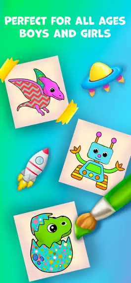 Game screenshot Coloring games for kids 2 6 apk