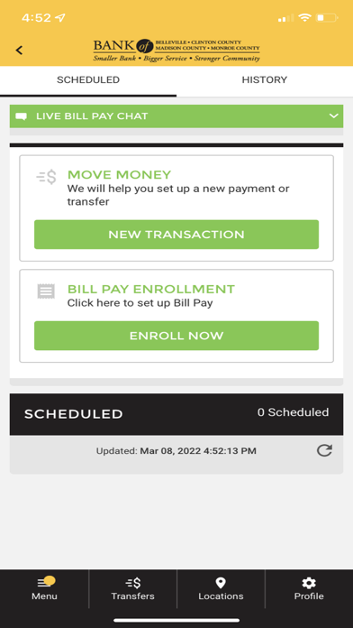 Bank of Belleville Screenshot