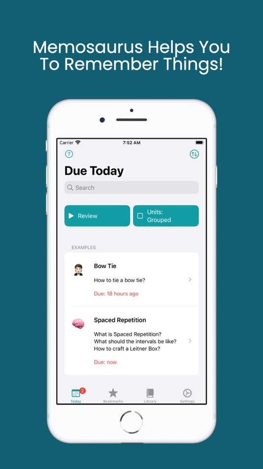 #1. Memosaurus (iOS) 由: Jan Huber