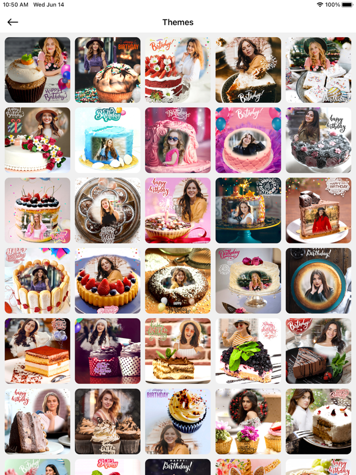 Birthday Photo Frames - Editor