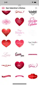 San Valentine’s Wishes Sticker screenshot #3 for iPhone