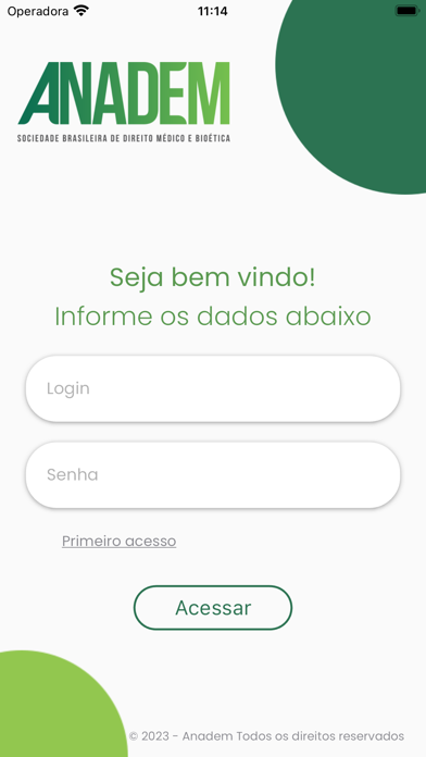 Portal do Associado - Anadem Screenshot