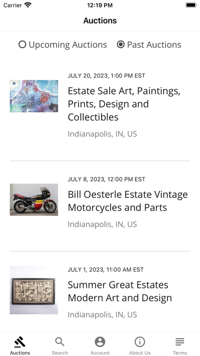 Ripley Auctions Screenshot
