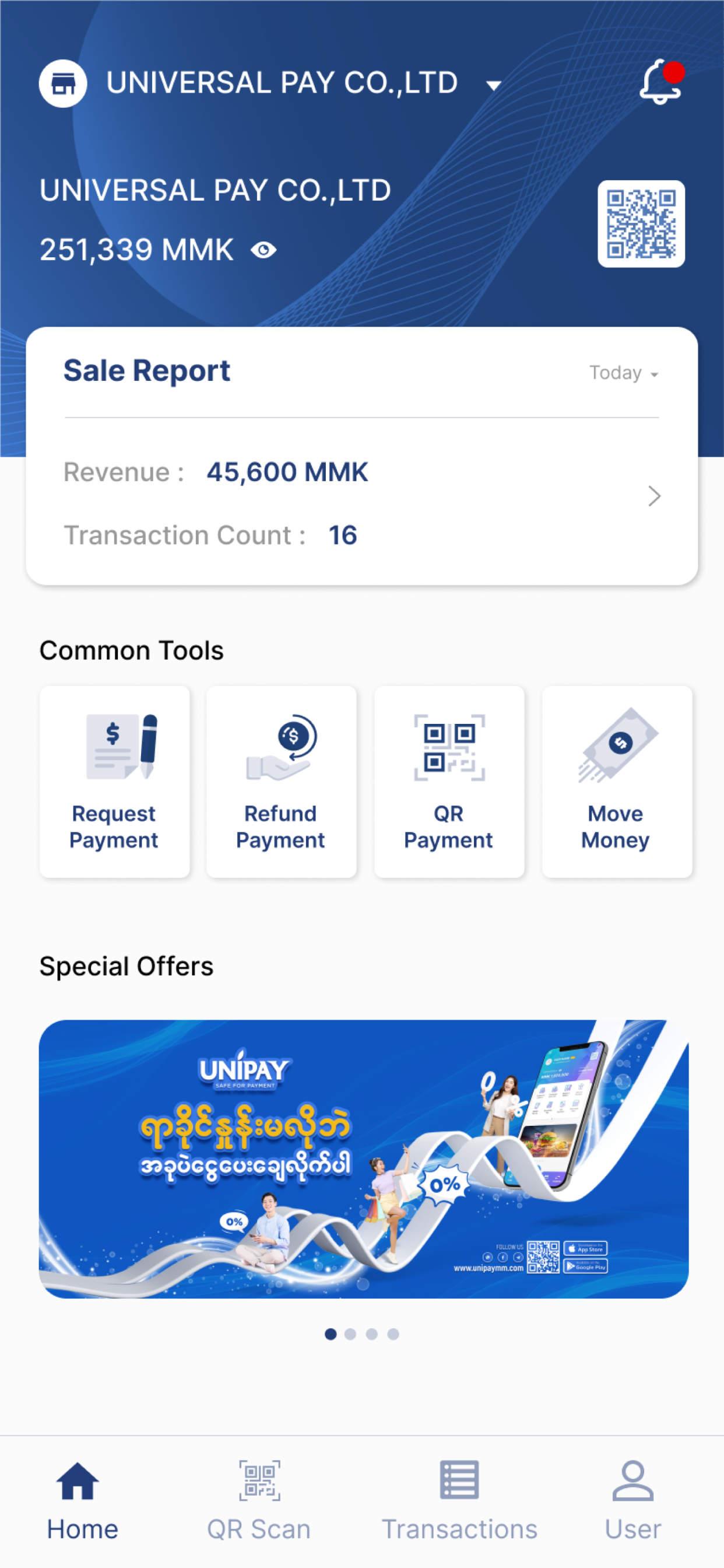 UniPay for Merchant