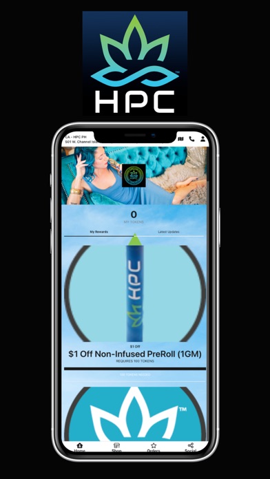 HPC: Smokin Tokens Loyalty App Screenshot