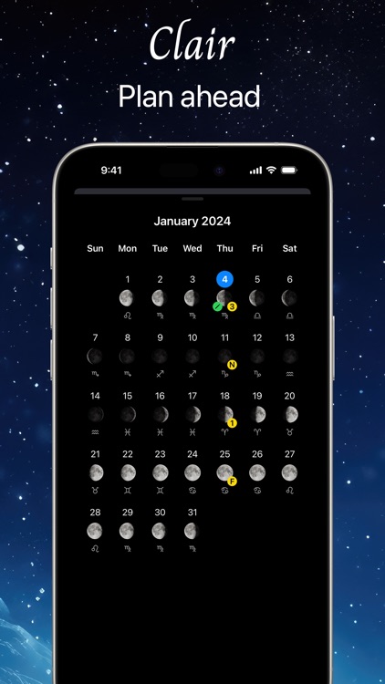 Daily Moon Calendar by Clair screenshot-7