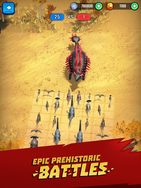 Screenshot #4 pour Jurassic Warfare: Dino Battle