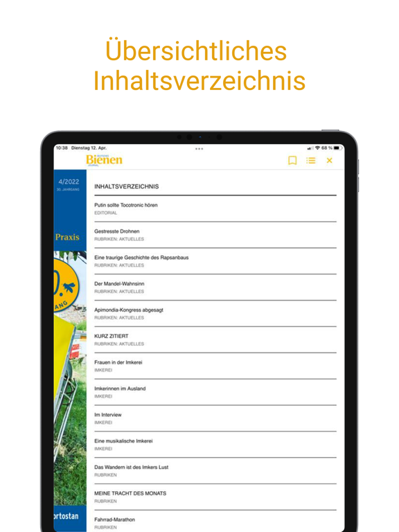 Deutsches Bienen-Journal iPad app afbeelding 8