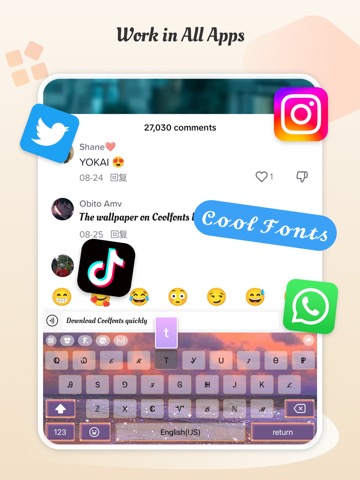 Cool Fonts - Keyboard & Themesのおすすめ画像6
