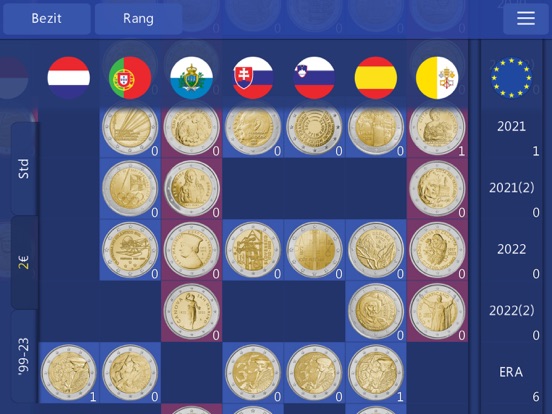 Euro Munt Verzameling iPad app afbeelding 2