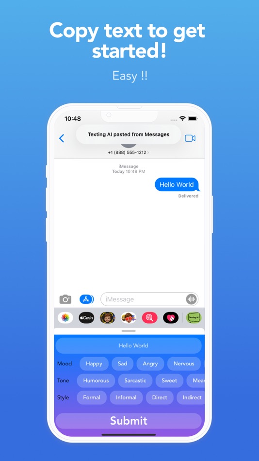#2. Texting AI (iOS) 由: Moonstreet Lab, Inc.