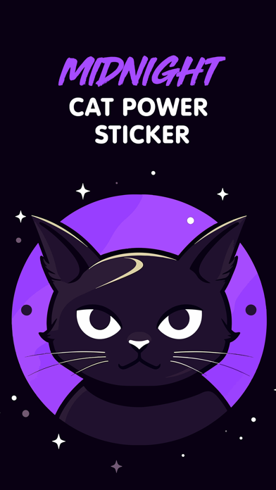 Midnight CatPower Sticker Pack Screenshot