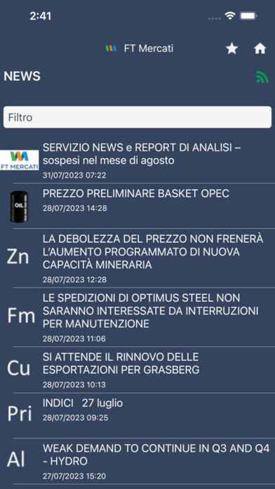 FT Mercati Screenshot