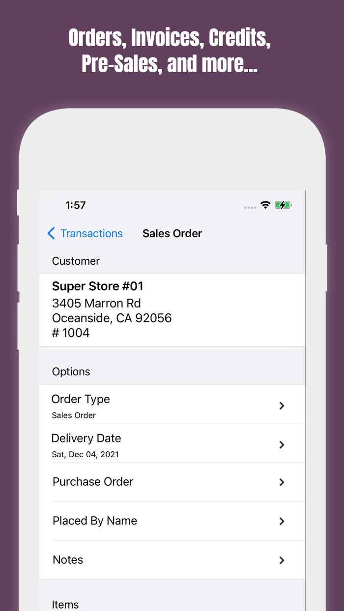 ForwardSales - Sales App