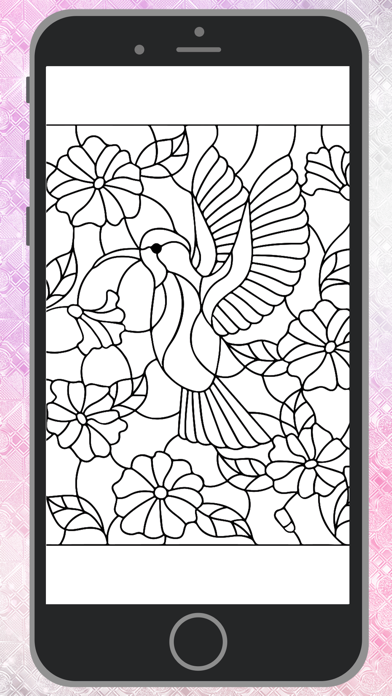 Stained Glass Paint by Number Screenshot