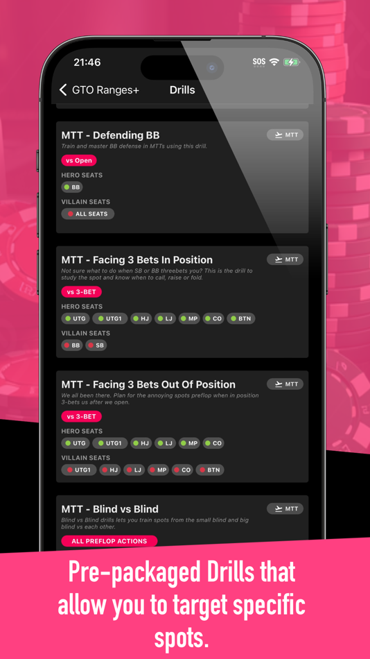 #7. GTO Ranges+ Poker Solver (iOS) Podle: Crafty Wheel Studios Pty Ltd
