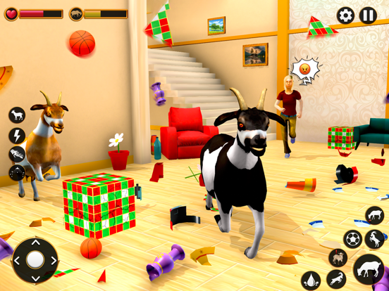 Screenshot #5 pour Crazy Goat Family Games Life