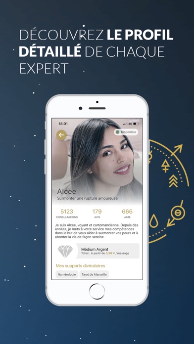 Screenshot #2 pour iVoyance: Consultation & Tarot