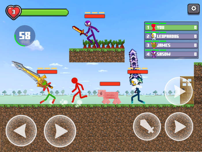 Stickman Combat Arena Battle