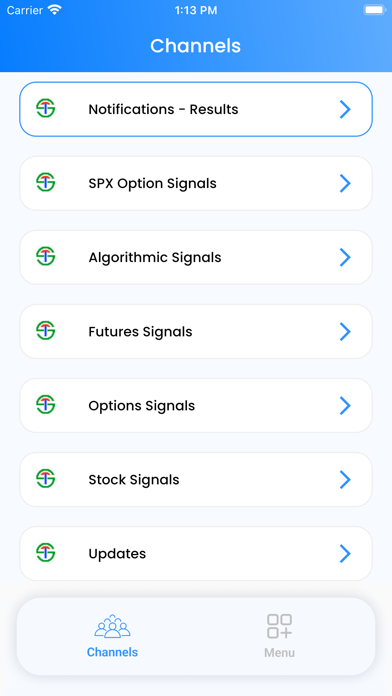 Selective Signals App Screenshot