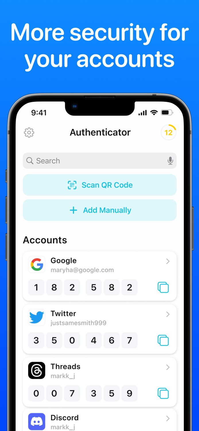MFA2FAOTP Authenticator App