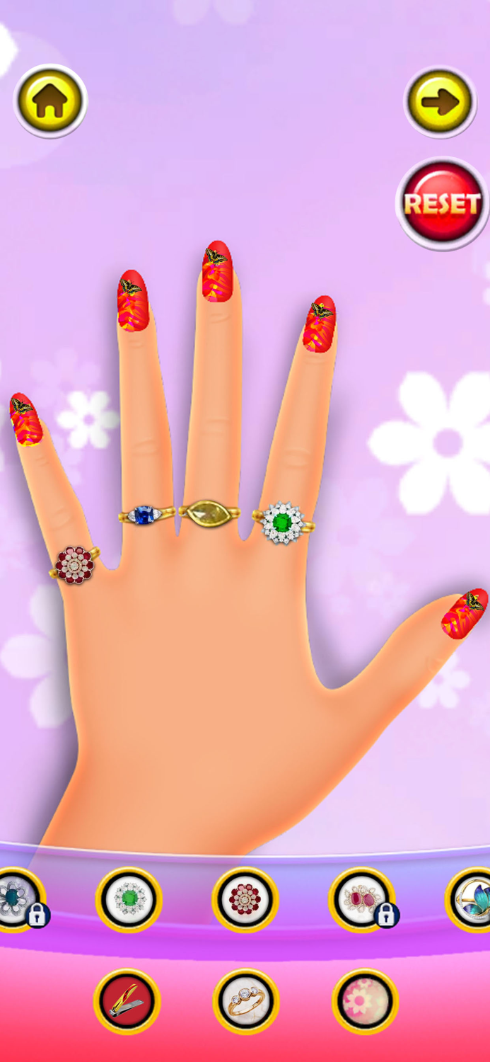 Nail Art Salon Star Girl