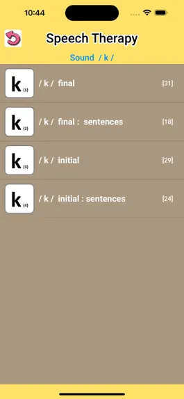 Game screenshot Speech Therapy : exercises UK apk