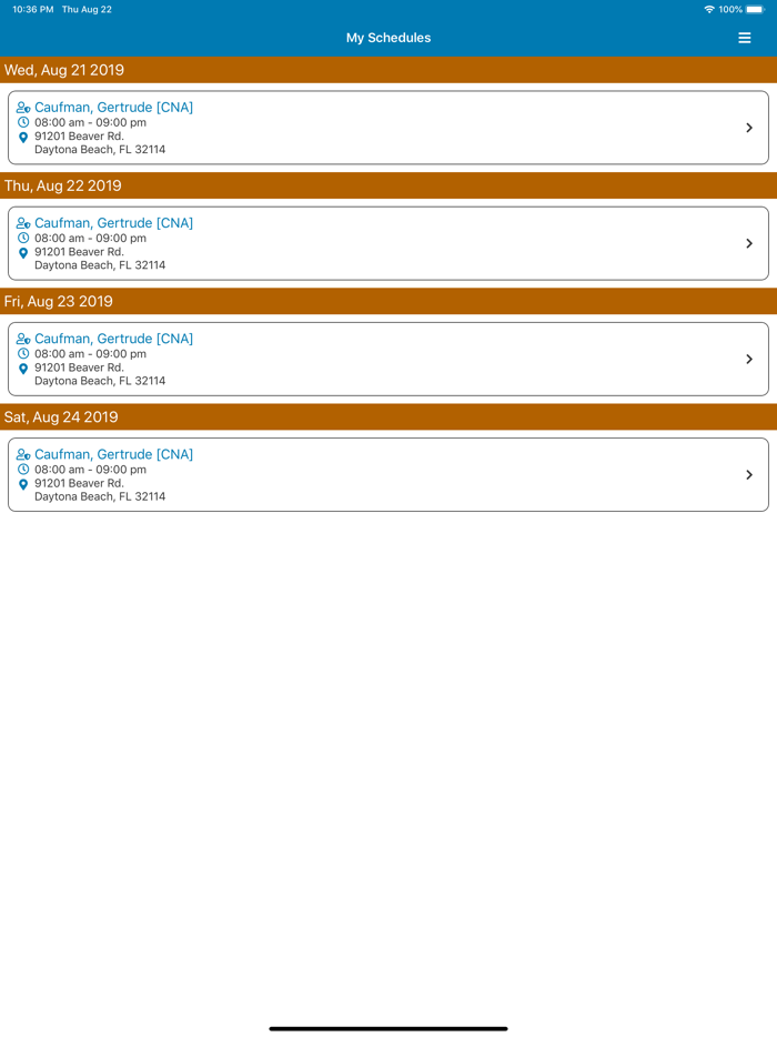 SwyftOps - Caregiver App