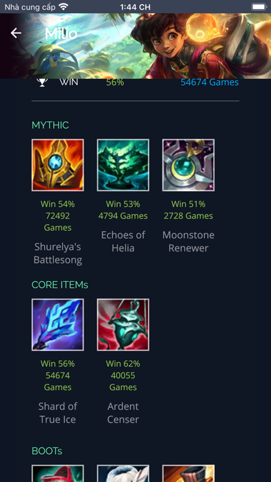 League - Pro Build Legends Screenshot