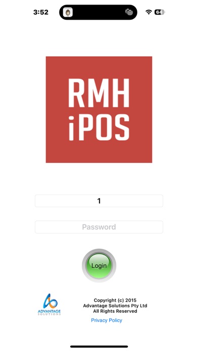 RMH iPOS Screenshot