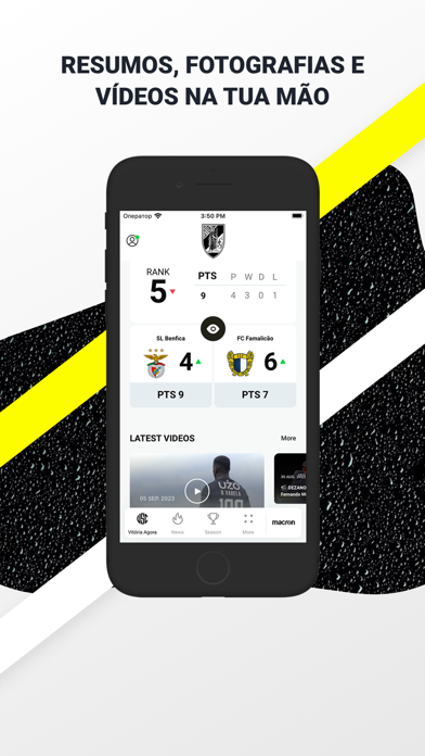 App Oficial Vitória SC Screenshot