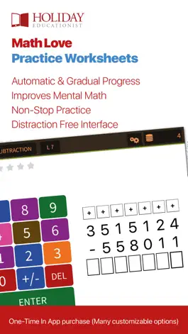 Game screenshot Math Love - Math Worksheets mod apk