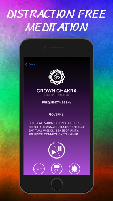 Chakra Healing Frequencies Screenshot