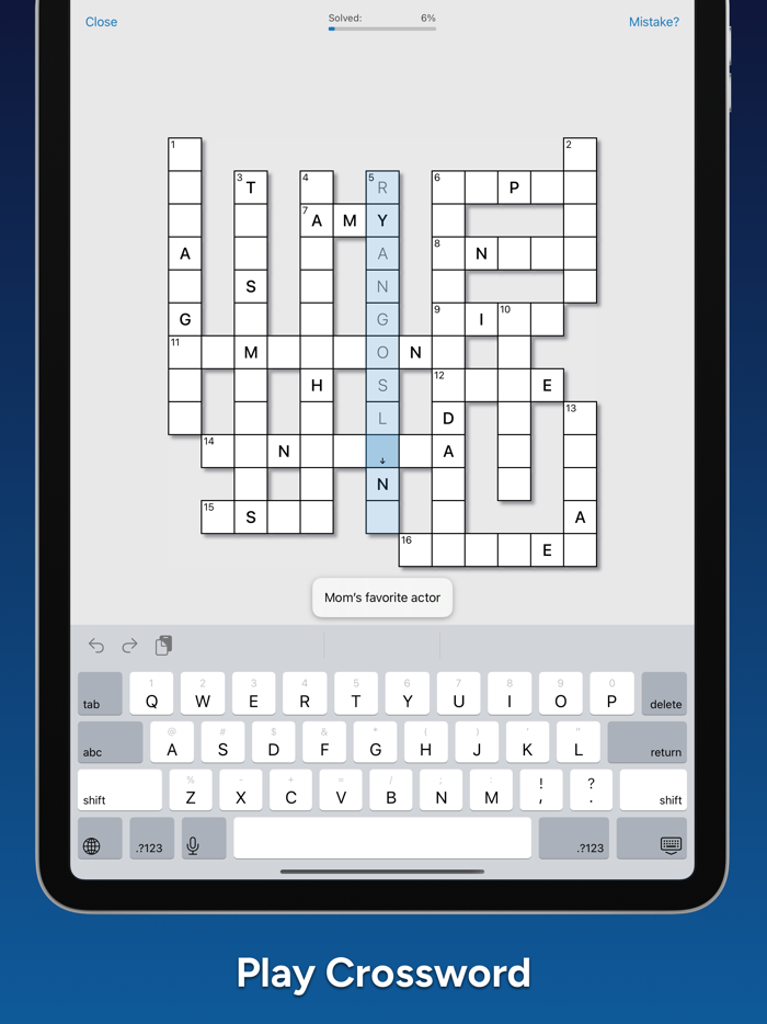 CrossCraft Crossword Tests