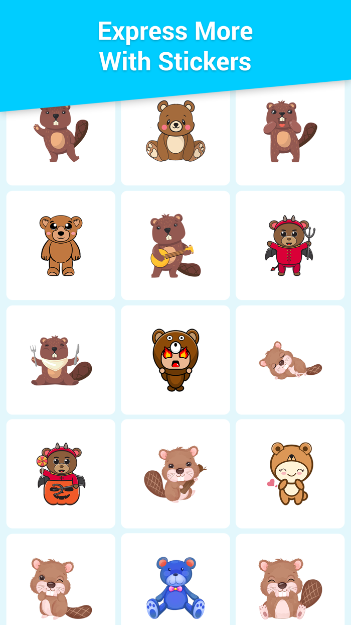 The Beaver and Bear Emojis