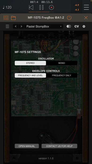 MF-107S FreqBox Screenshot