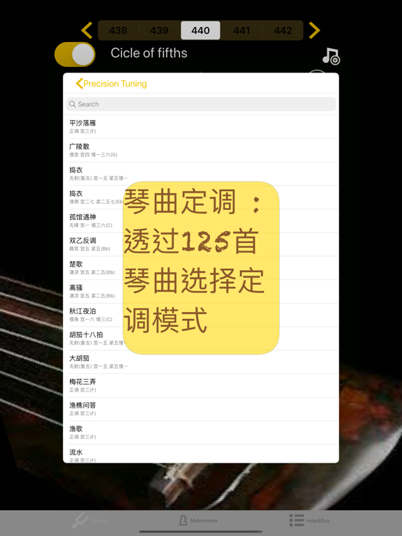 Screenshot #5 pour GuQin Tuner - Pitch