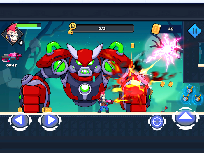 Metal Shooter Gun and Run