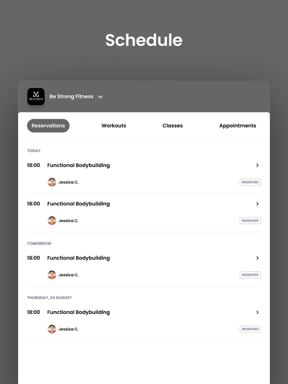 Screenshot #3 for Be Strong Fitness TX