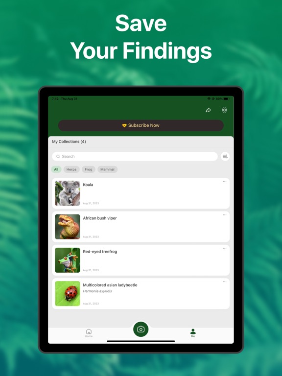 Picture Nature: Animal ID iPad screenshot 7 - Reference app