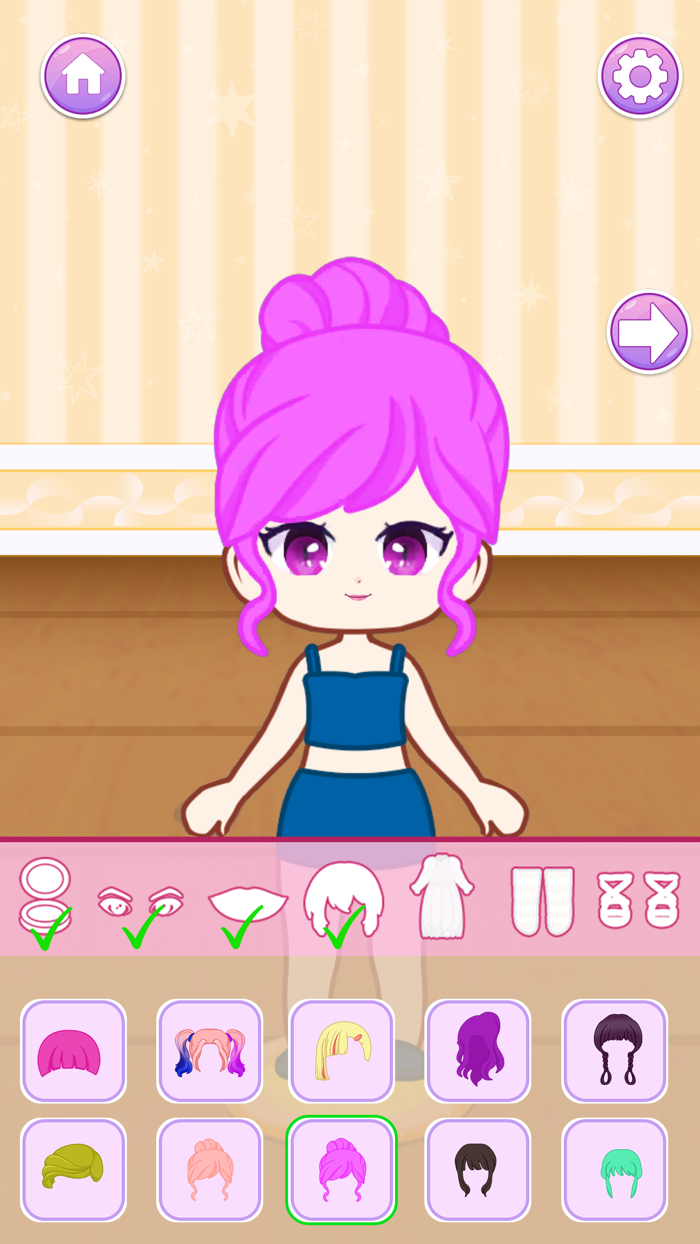 Chibi Style Star Wardrobe