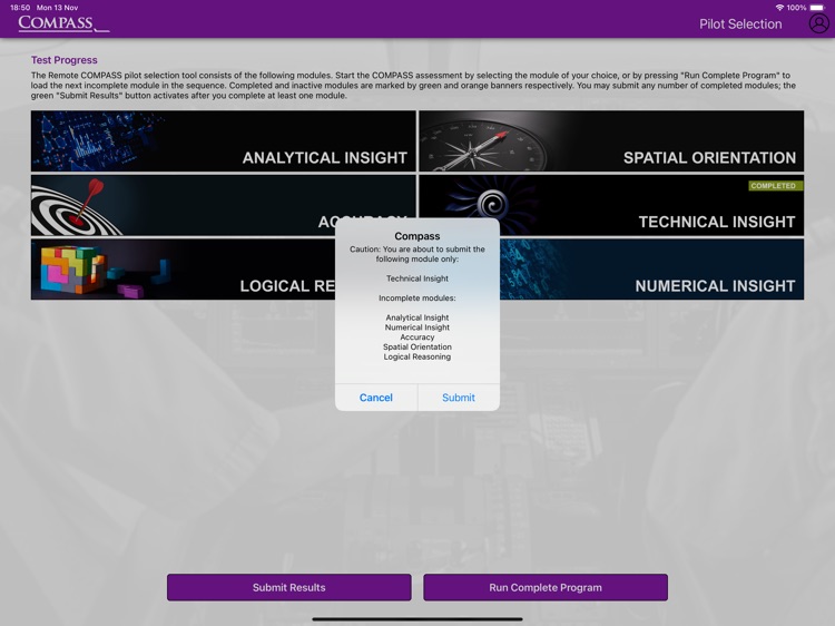 Compass Pilot Selection by Compass International BV